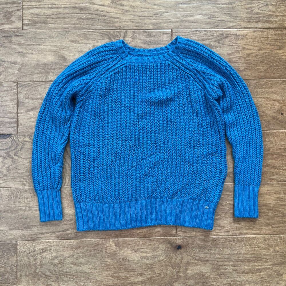 American Eagle Outfitters Jegging Sweater Women's Size XS Blue Chunky Knit